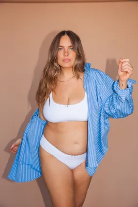 SCOOP BACK BRALETTE IN CLOUD SCOOP BACK BRALETTE IN CLOUD