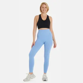Seamless Compression Leggings V2 in Azure Blue Seamless Compression Leggings V2 in Azure Blue