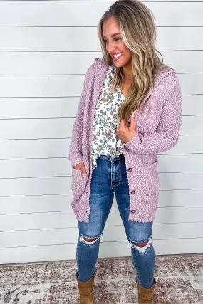 Soft Wisteria Hooded Cardigan Soft Wisteria Hooded Cardigan