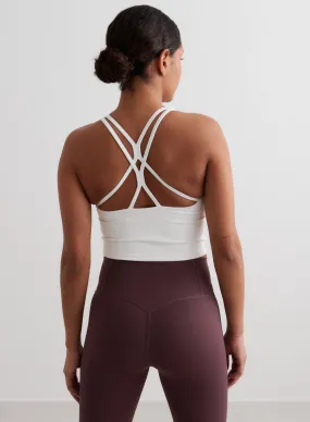 White Sculpting Strappy Bralette White Sculpting Strappy Bralette