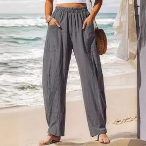 Women's Cotton And Linen Casual Pants Women's Cotton And Linen Casual Pants